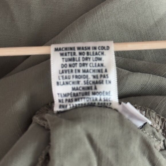 Belle Dahl Jumpsuit Womens Medium Green Pleated Wide Leg Jumper Bohemian Hippie - Picture 7 of 8